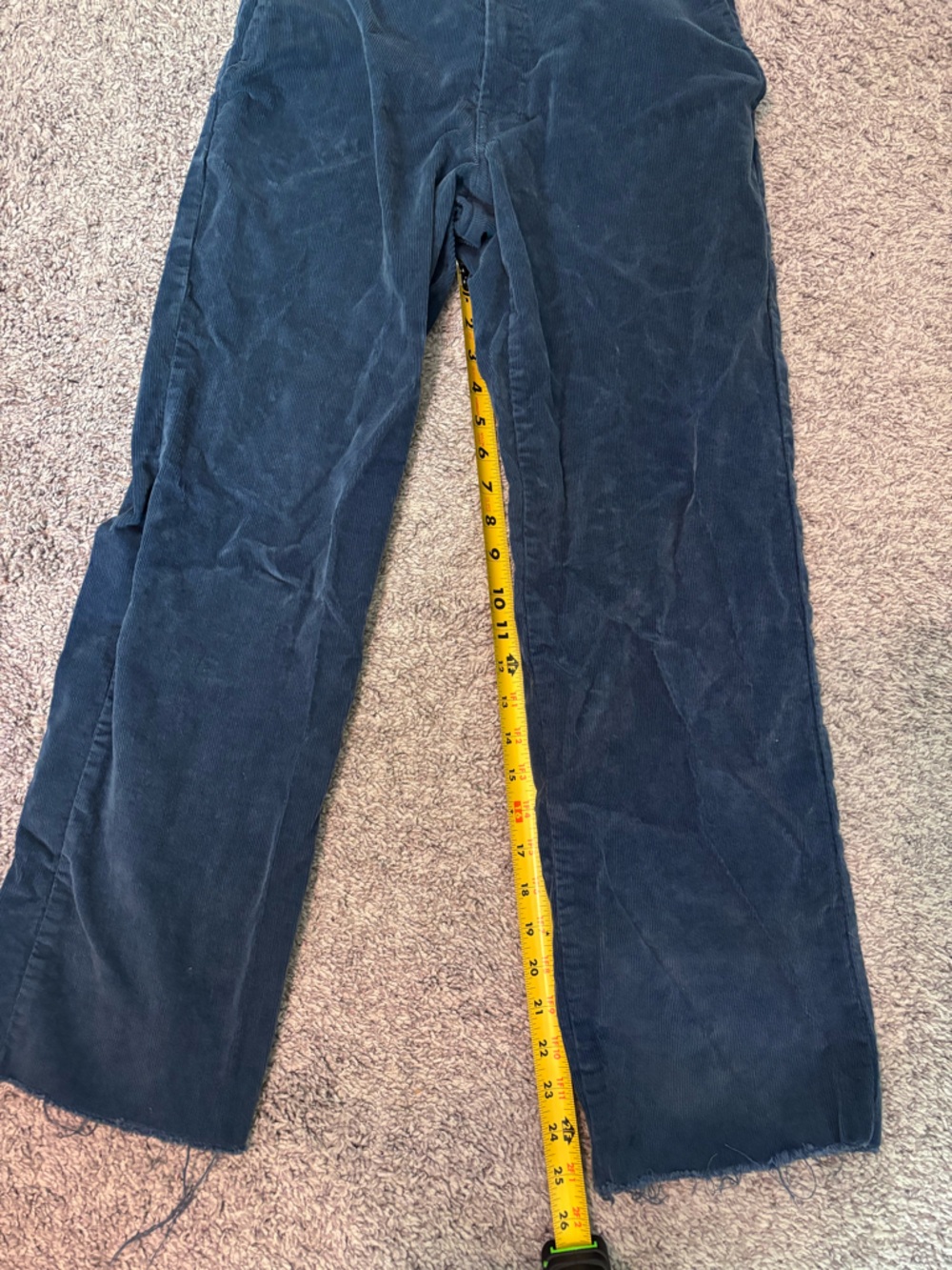 Dickies Blue Corduroy Pants Workwear Streetwear Straight Fit Size 29x32 - Picture 10 of 10